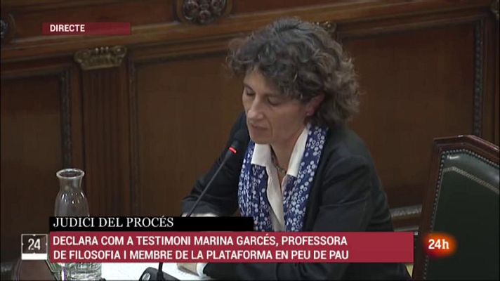 L'Informatiu - Marchena esbronca la testimoni Marina Garcés