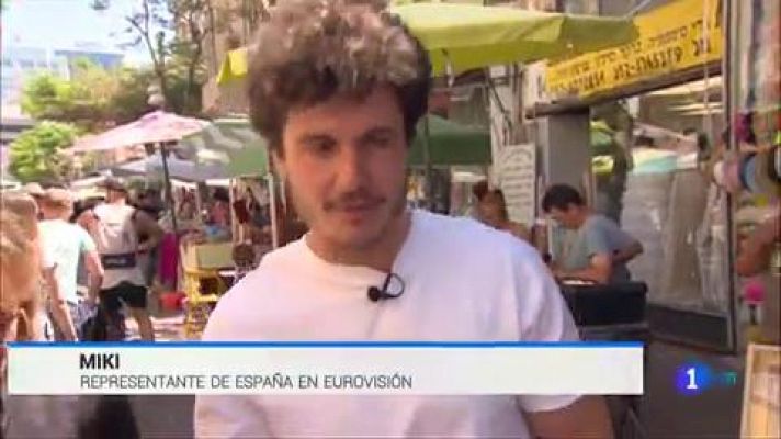 Así ha sido el paseo de Miki por las calles de Tel Aviv