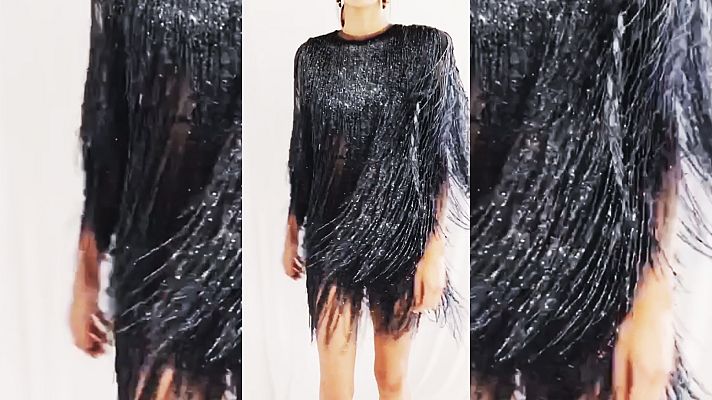 El vestido de Nieves Álvarez en Eurovisión 2019