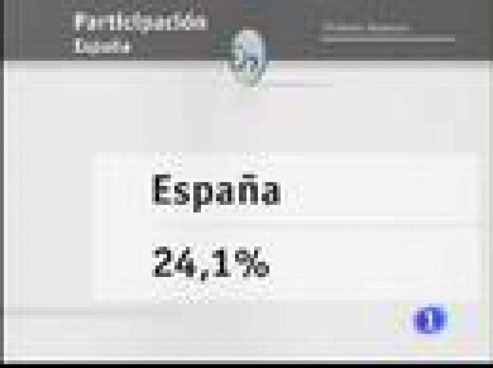 La participación española en las elecciones europeas es similar a la de 2004