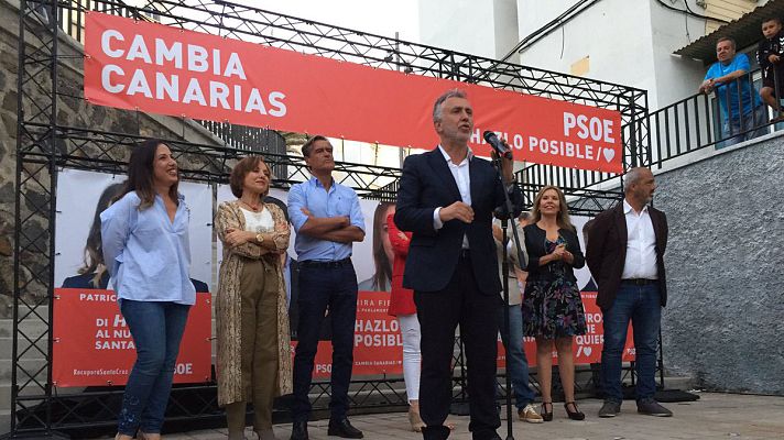 Telediario 1 - El PSOE ganaría las elecciones en Canarias y podría gobernar con el apoyo de otros partidos de izquierda