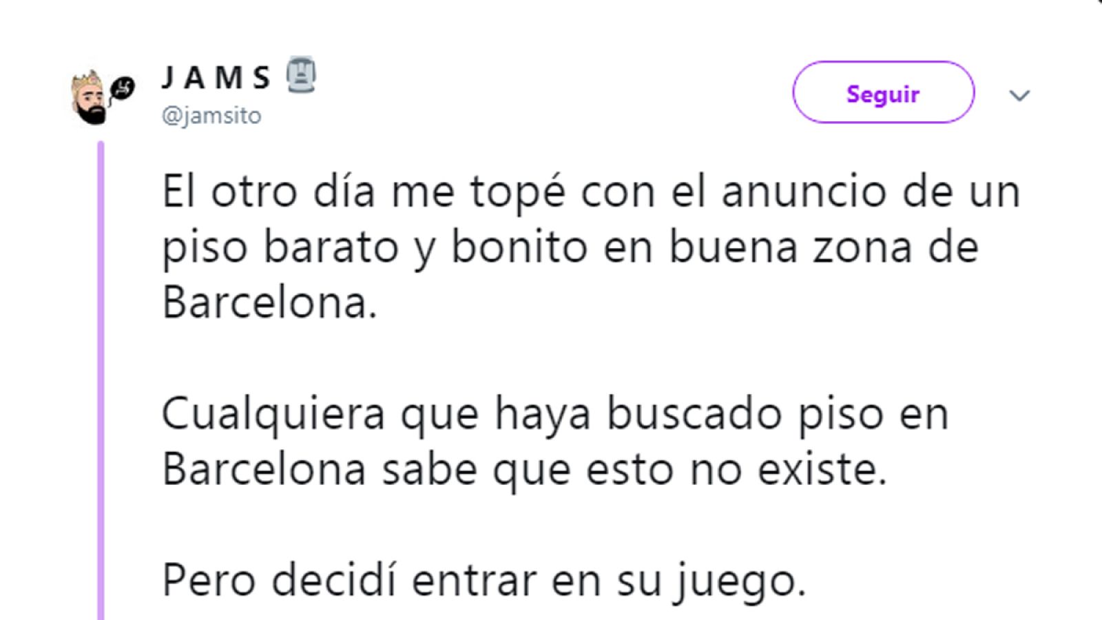 La denuncia viral de un intento de estafa inmobiliaria