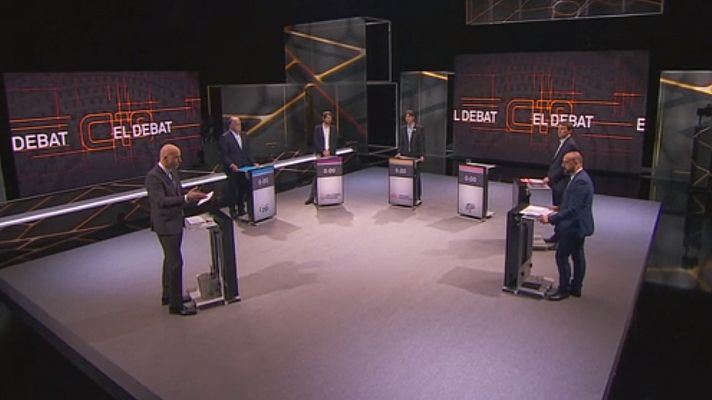 El candidato de JxCat abandona el debate de TV3 en protesta por la decisión de la Junta Electoral