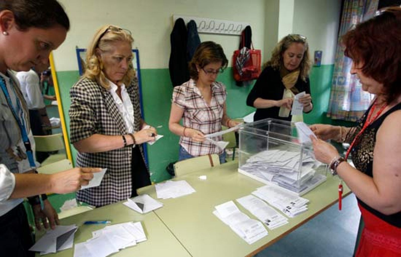 Cierre de urnas en España