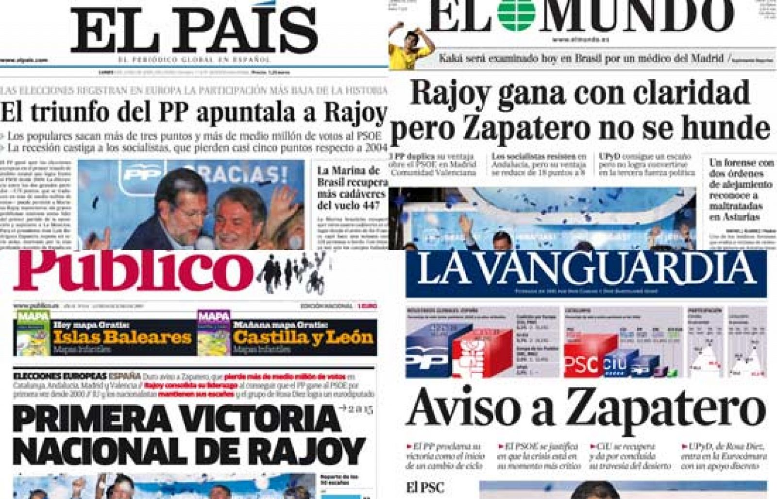 Las elecciones europeas, en la prensa