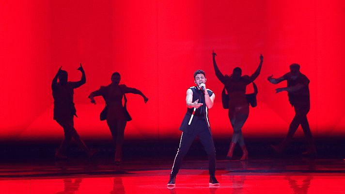 Eurovisión - Minuto de Suiza en el ensayo general