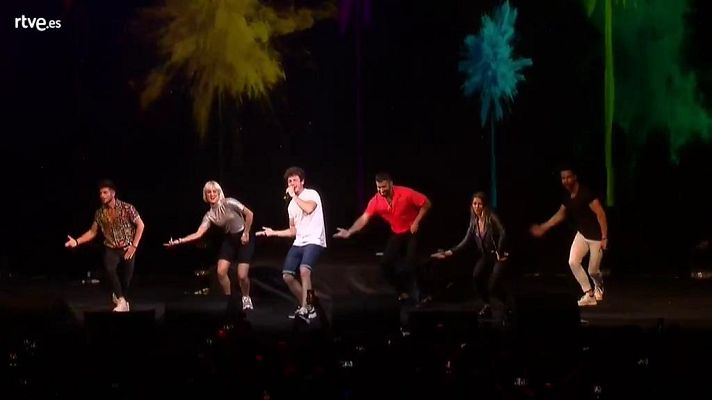 Eurovisión - Miki canta "La venda" en el Euroclub