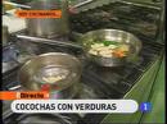 Cocochas con verduras