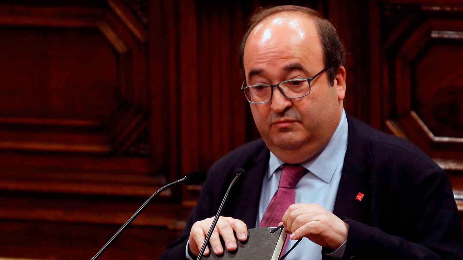 Senado: El independentismo catalán veta en el Parlament la designación de Iceta