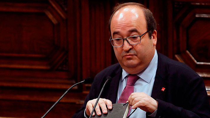El independentismo catalán veta en el Parlament la designación de Iceta para el Senado