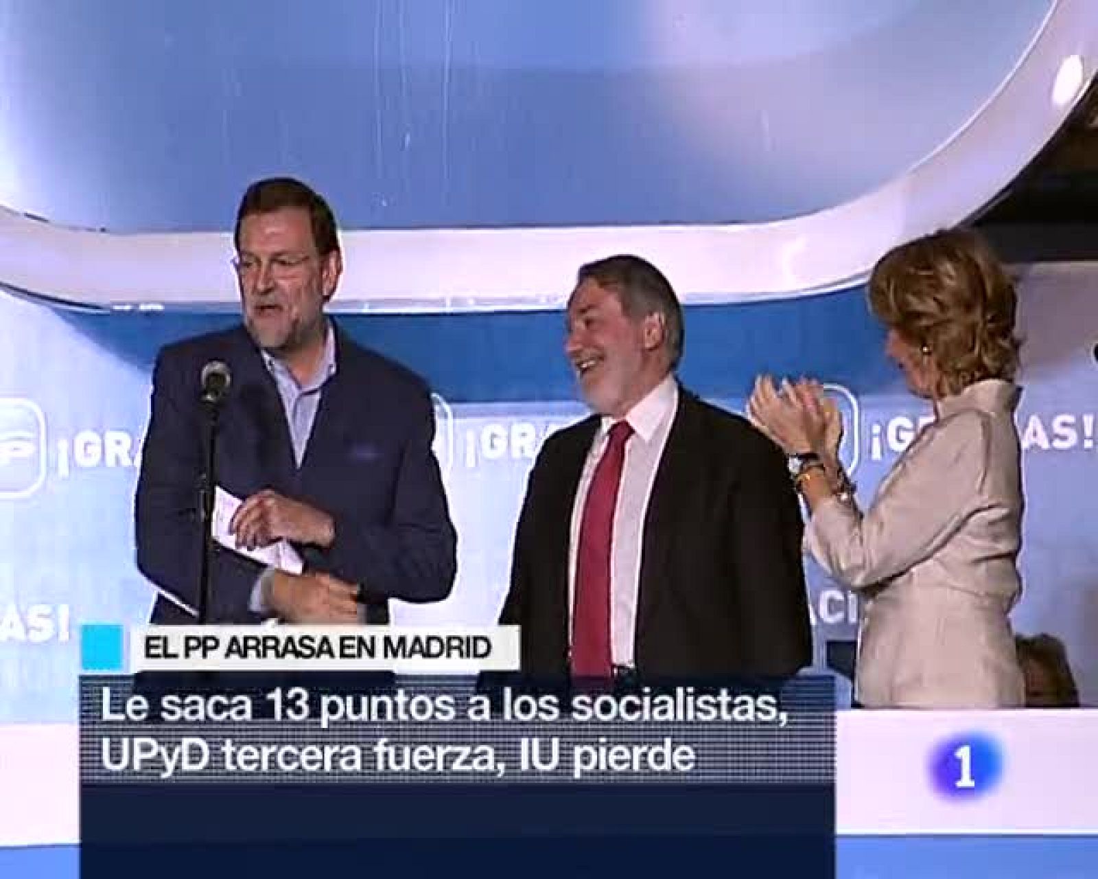 El PP madrileño arrasa en las elecciones europeas. Una alta participación fue la tónica de una jornada electoral sin incidentes.