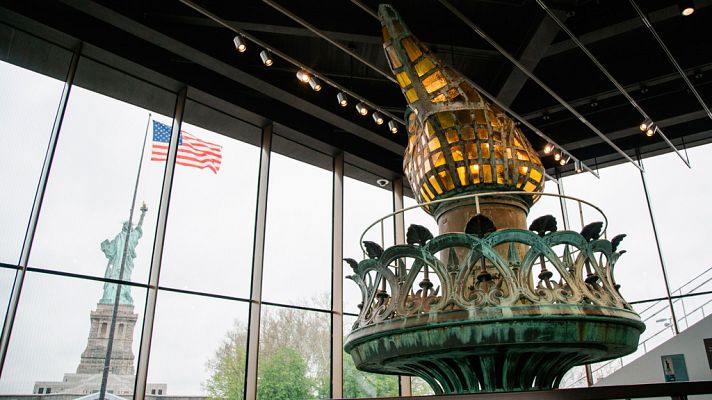 Telediario 1 - La Estatua de la Libertad estrena museo