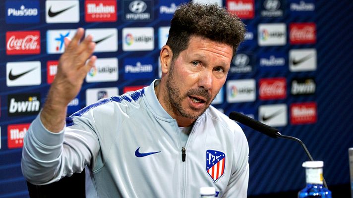 Telediario 1 - Simeone: "Agradecido a Griezmann, no juzgo para nada y a nadie"
