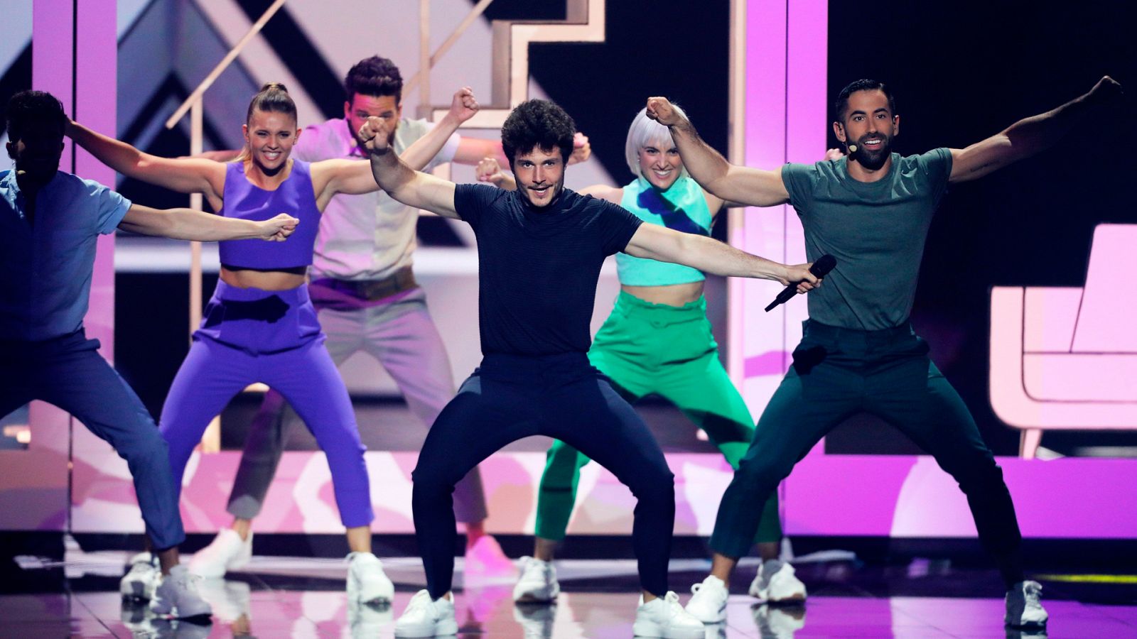Eurovisión 2019 - Dos minutos de Miki y "La venda" en el ensayo general de la final