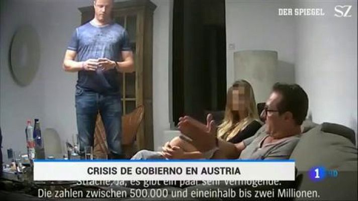 Telediario 1 - Dimite el vicecanciller austríaco y líder ultranacionalista Strache por un supuesto caso de corrupción