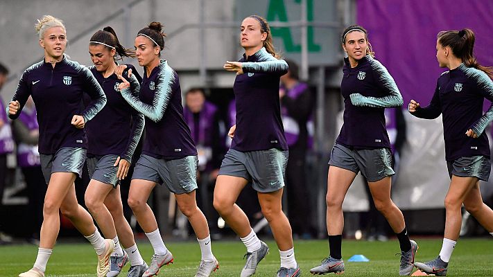 Telediario 1 - El Barça femenino confía en sus posibilidades para lograr la Champions