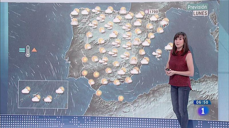 La lluvia se limita hoy al norte peninsular y se recuperan los termómetros