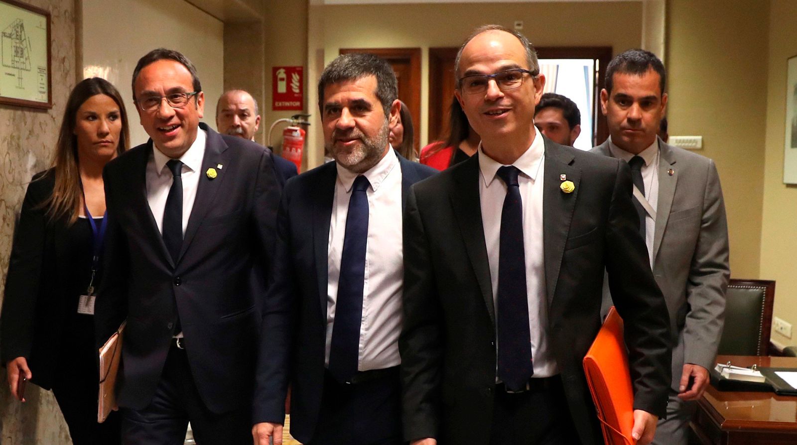 Las nuevas Mesas de las Cortes decidirán sobre la suspensión de los parlamentarios presos