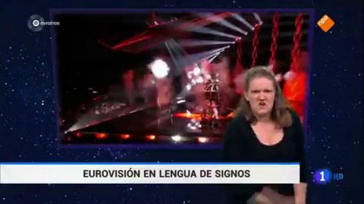 Los intérpretes de la lengua de signos, en el Fetival de Eurovisión, han causado sensación