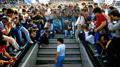 Alain Delon y Maradona protagonistas del Festival de Cannes