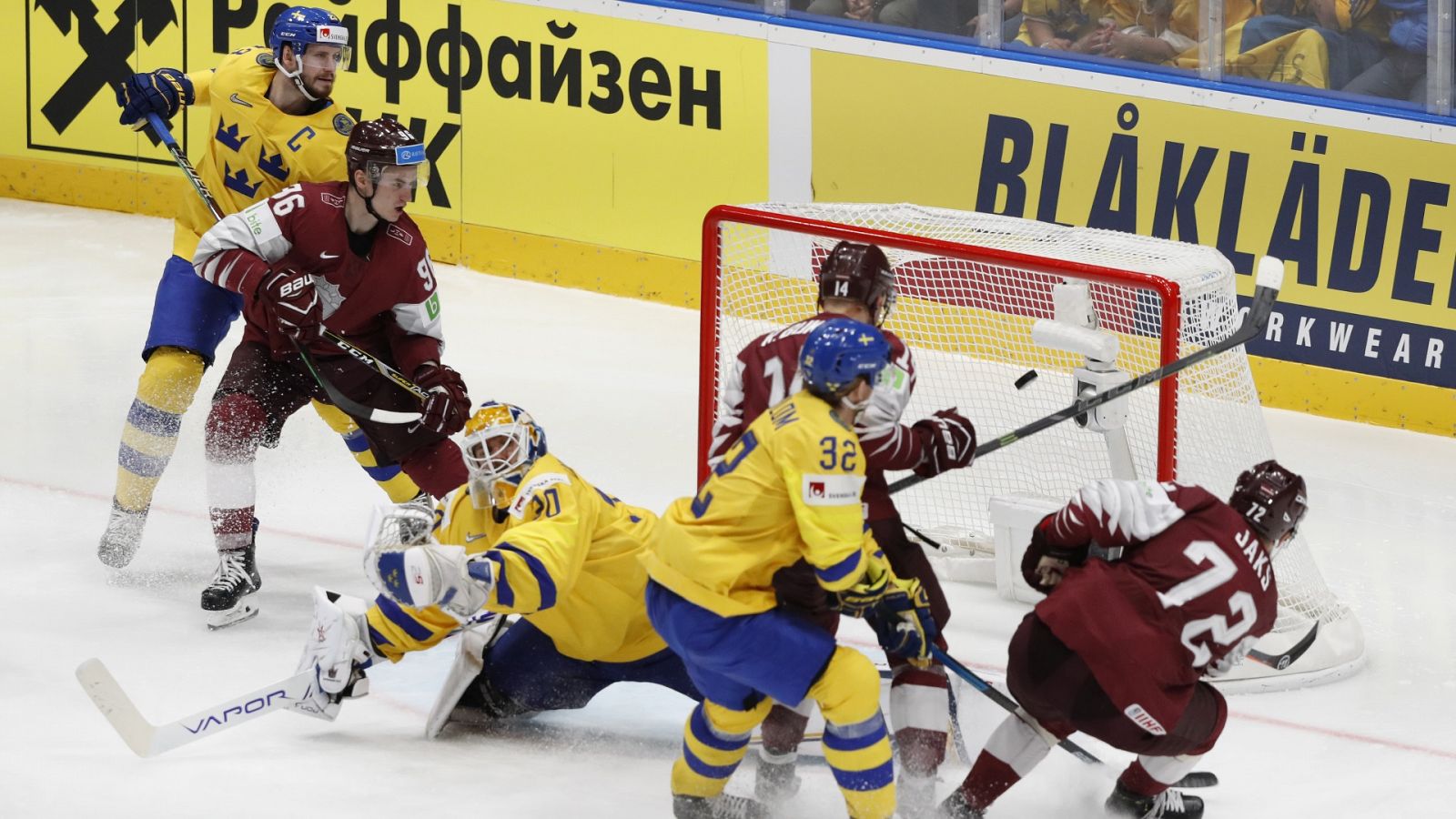 Hockey sobre hielo - Campeonato del Mundo Masculino 2019: Suecia-Letonia