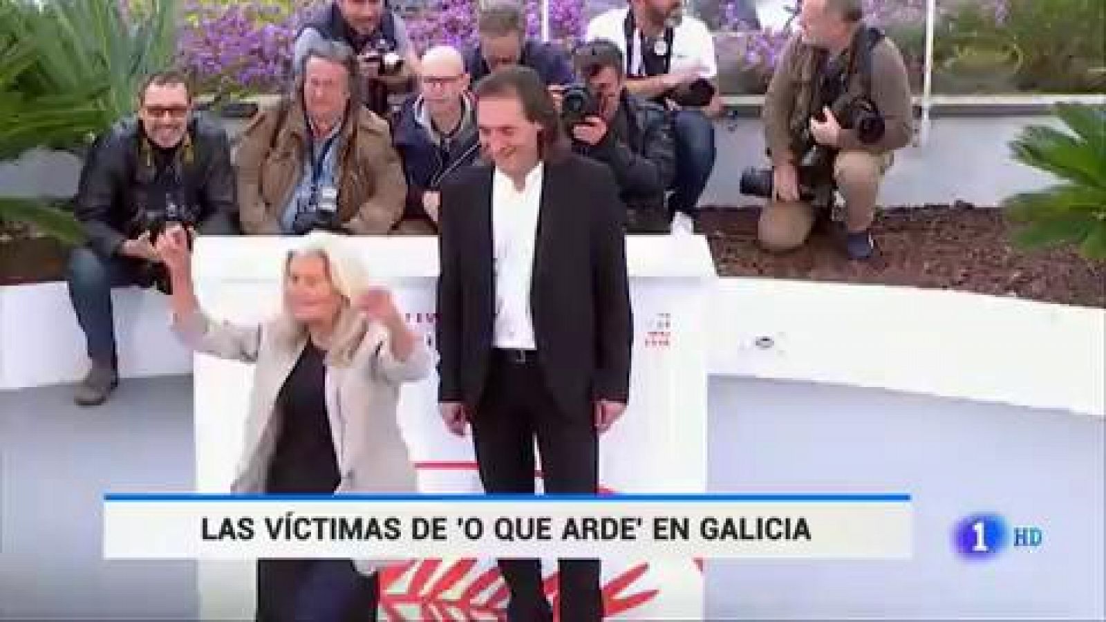 Telediario 1: Los incendios de Galicia llegan a Cannes | RTVE Play