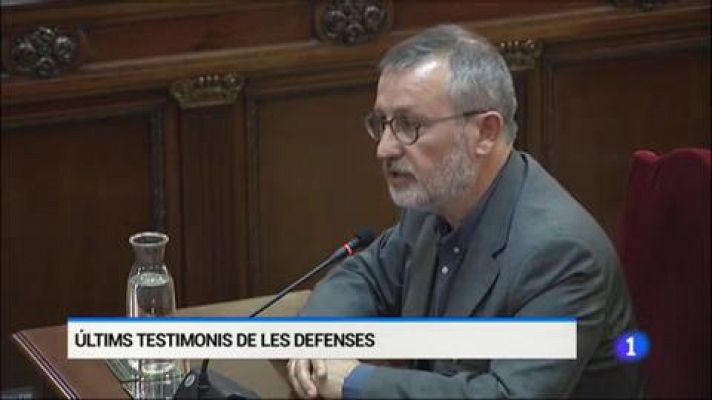 Declaren els darrers testimonis al judici del procés