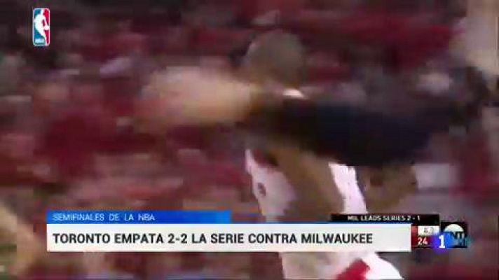 Gasol e Ibaka dan un paso adelante y los Raptors empatan la serie ante los Bucks