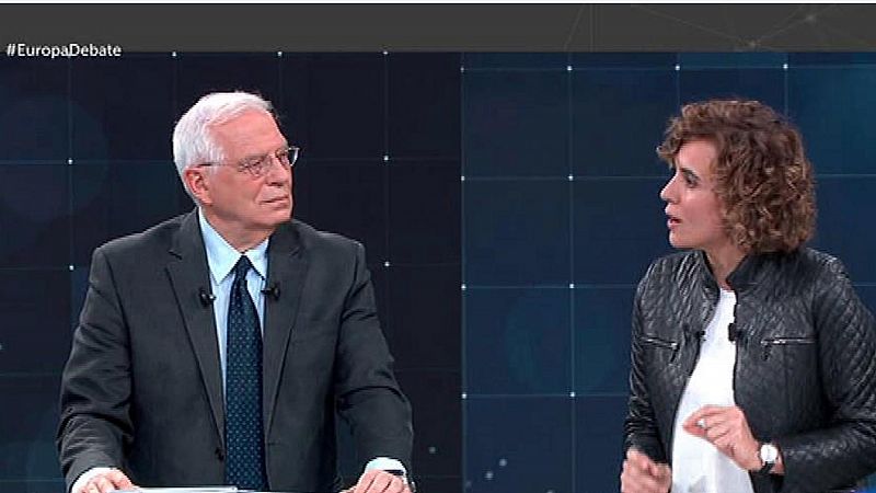 Borrell se refiere a Montserrat como "la guardiana de la PAC y la eliminadora del roaming"
