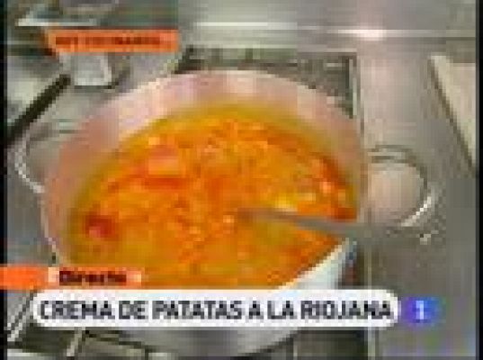Crema de patatas a La Riojana