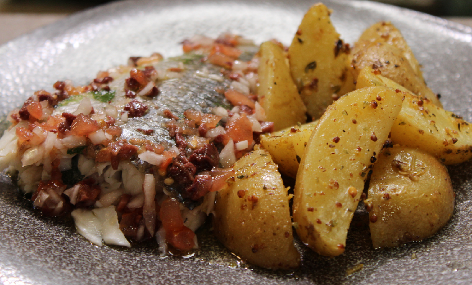 "Lubina a la sal" de Dani García