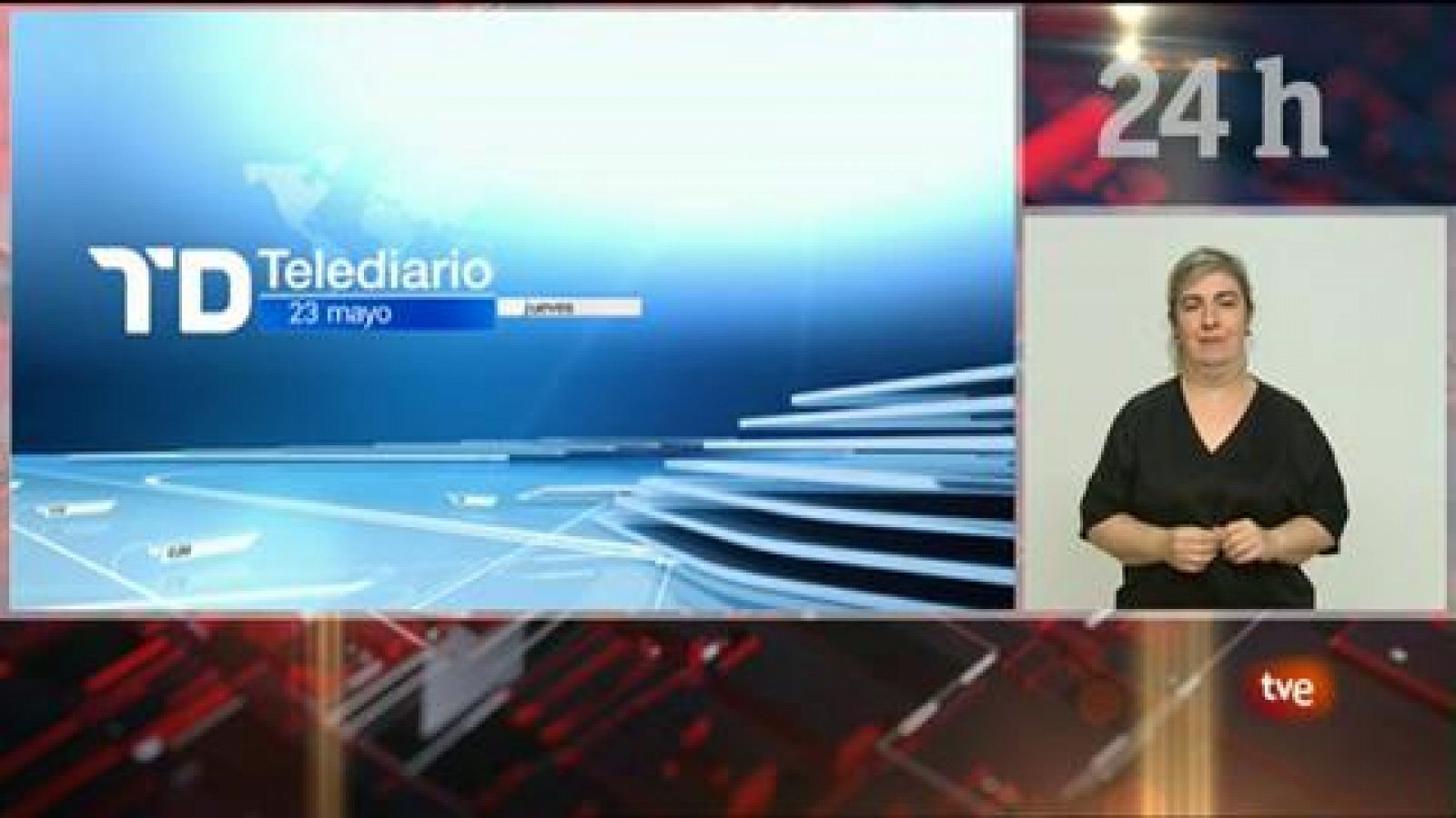 Telediario 1: Telediario - 21 horas - 23/05/19 - Lengua de signos | RTVE Play