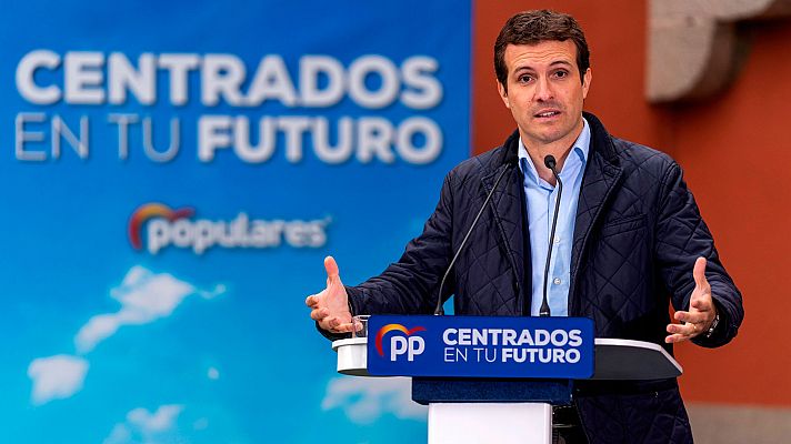Pablo Casado llama a la movilización en Castilla y León, uno