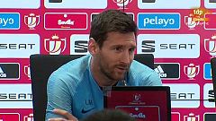 Messi defiende a Valverde