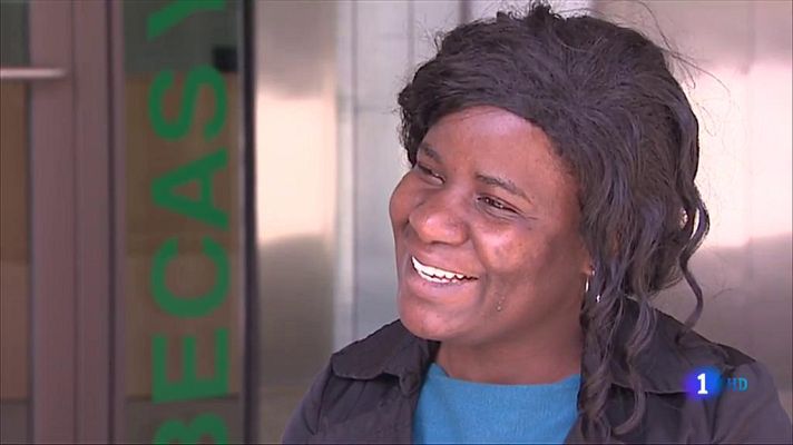 Telediario 1 - Mujeres africanas