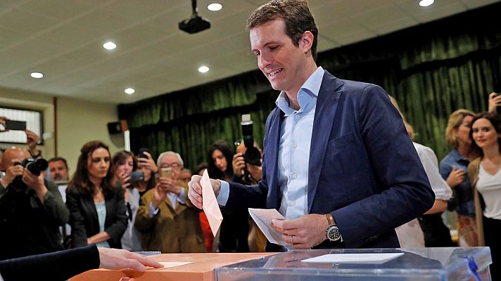  - Casado afirma que las elecciones del 26M son un "contrapeso" a las generales