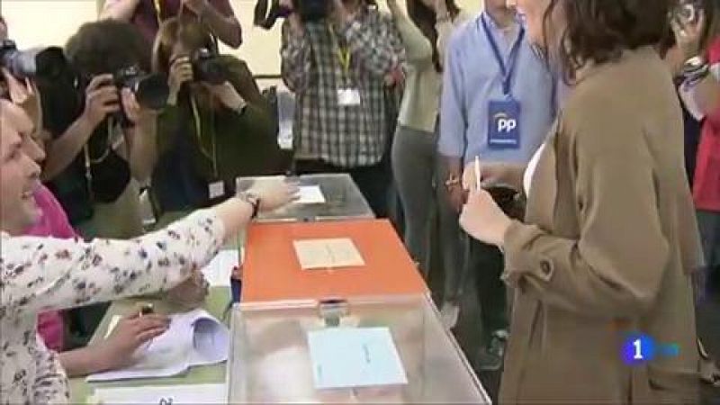 Los candidatos a presidir la Comunidad de Madrid acuden a las urnas "con ilusión" y hacen un llamamiento al voto de todos los madrileños