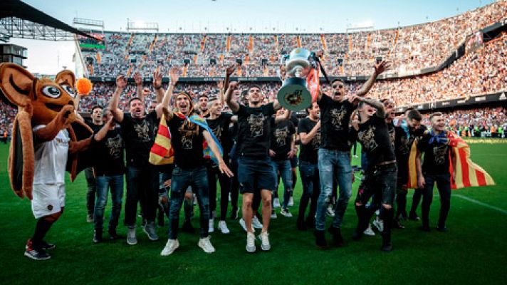 Mestalla celebra la Copa del Rey del Valencia