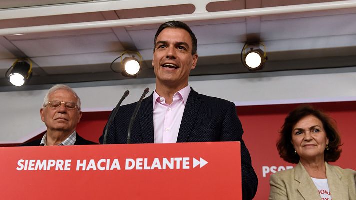 Sánchez pide a PP y Ciudadanos que no pacten con Vox y levanten el cordón sanitario al PSOE