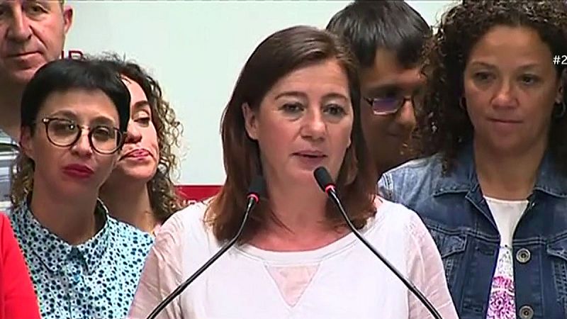 Armengol revalida el Govern en Baleares: "Es histórico"