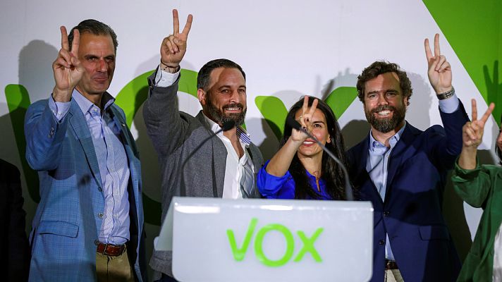  - Abascal celebra los resultados de Vox