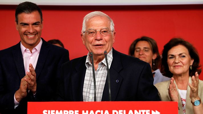 Informativo 24h - Borrell celebra la victoria del PSOE en las europeas y destaca la tradición profundamente europeísta del partido