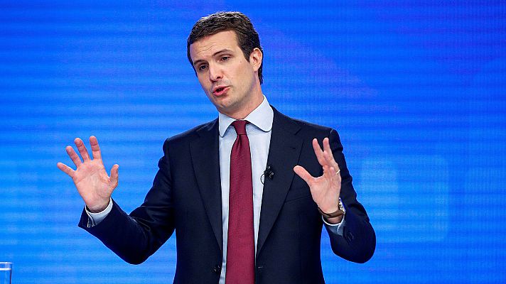 Telediario 1 - Casado: "Ha empezado la remontada del PP"