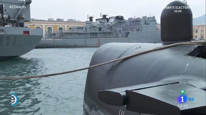 Dentro del submarino Tramontana