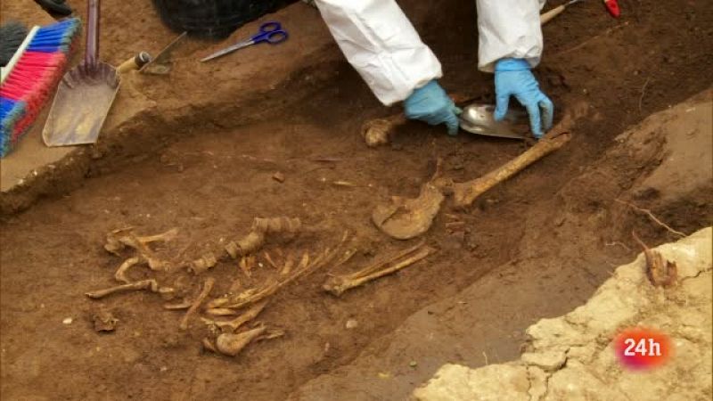 Avance del Repor "Abrir fosasm cerrar heridas" que trata sobre la exhumación de las fosas franquistas