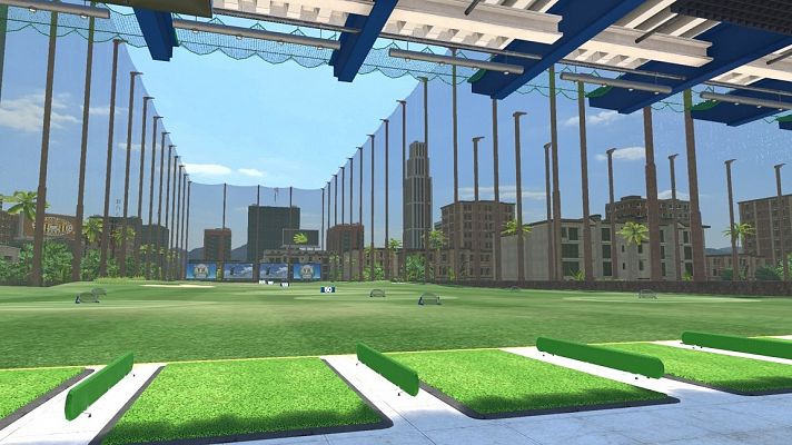 Así es el campo de prácticas en Everybody's Golf VR