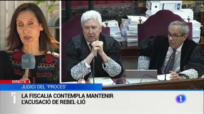 L'Informatiu - La fiscalia mantindrà l'acusació de rebel·lió pels líders del procés