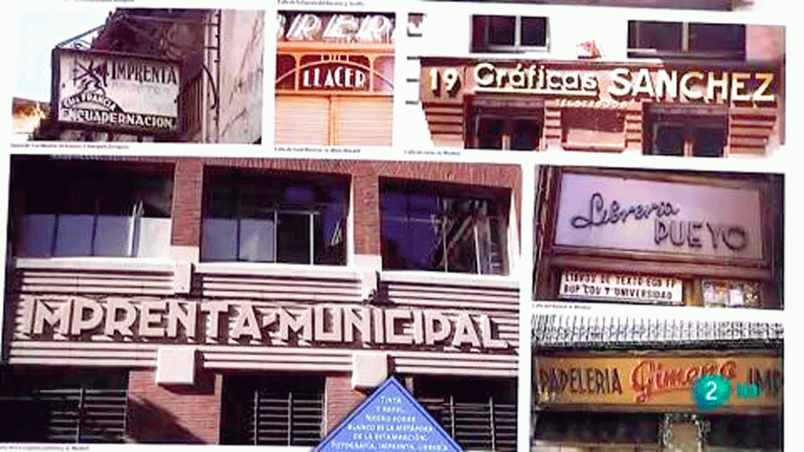 La aventura del saber. Proyecto Paco Graco rótulos de tiendas, de cines, de restaurantes, de salas de fiestas