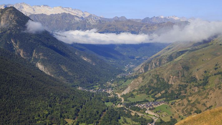 Intervalos de viento fuerte en Pirineos, Ampurdán y valle del Ebro