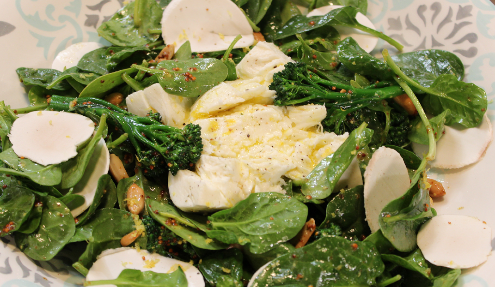 "Ensalada de espinacas" de Dani García